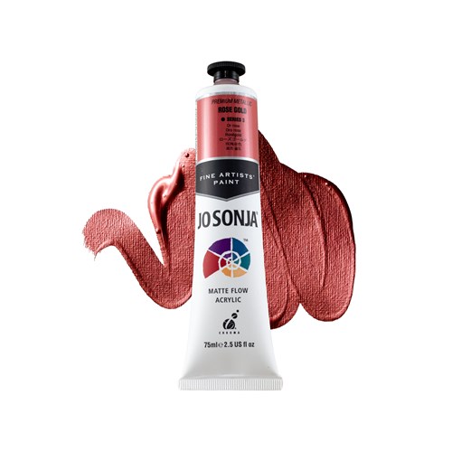 JS Premium Metallic Rose Gold 75ml with Swatch